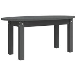 Vidaxl table basse gris 80x40x35 cm bois massif de pin
