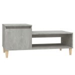 Vidaxl table basse gris béton 100x50x45 cm bois d'ingénierie Vidaxl table basse gris béton 100x50x45 cm bois d'ingénierie