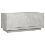 Vidaxl table basse gris bton 102x50x45 cm bois d'ingnierie