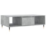 Vidaxl table basse gris béton 104x60x35 cm bois d'ingénierie Vidaxl table basse gris béton 104x60x35 cm bois d'ingénierie