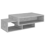 Vidaxl table basse gris b�ton 105x55x32 cm bois d?ing�nierie
