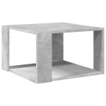 Vidaxl table basse gris b�ton 51, 5x51, 5x30 cm bois d'ing�nierie