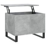 Vidaxl table basse gris bton 60x44, 5x45 cm bois d'ingnierie