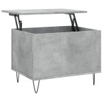 Vidaxl table basse gris b�ton 60x44, 5x45 cm bois d'ing�nierie