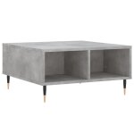 Vidaxl table basse gris béton 60x60x30 cm bois d'ingénierie Vidaxl table basse gris béton 60x60x30 cm bois d'ingénierie