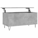 Vidaxl table basse gris béton 90x44, 5x45 cm bois d'ingénierie Vidaxl table basse gris béton 90x44, 5x45 cm bois d'ingénierie