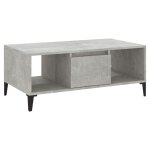 Vidaxl table basse gris béton 90x50x36, 5 cm bois d'ingénierie Vidaxl table basse gris béton 90x50x36, 5 cm bois d'ingénierie
