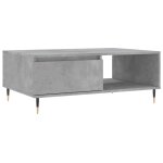 Vidaxl table basse gris béton 90x60x35 cm bois d'ingénierie Vidaxl table basse gris béton 90x60x35 cm bois d'ingénierie