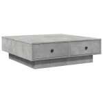 Vidaxl table basse gris bton 90x90x28 cm agglomr