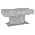 Vidaxl table basse gris bton 96x50x45 cm bois d'ingnierie