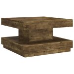 Vidaxl table basse marron fonc� 60x60x35 cm mdf