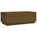 Vidaxl table basse marron miel 100x50x35 cm bois massif de pin Vidaxl table basse marron miel 100x50x35 cm bois massif de pin