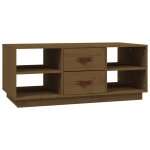 Vidaxl table basse marron miel 100x50x41 cm bois massif de pin Vidaxl table basse marron miel 100x50x41 cm bois massif de pin
