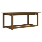 Vidaxl table basse marron miel 110x55x45 cm bois massif de pin Vidaxl table basse marron miel 110x55x45 cm bois massif de pin