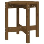 Vidaxl table basse marron miel � 42, 5x45 cm bois massif de pin
