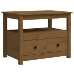 Vidaxl table basse marron miel 71x49x55 cm bois massif de pin Vidaxl table basse marron miel 71x49x55 cm bois massif de pin