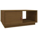 Vidaxl table basse marron miel 80x50x35, 5 cm bois massif de pin
