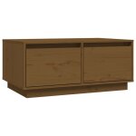 Vidaxl table basse marron miel 80x50x35 cm bois massif de pin Vidaxl table basse marron miel 80x50x35 cm bois massif de pin