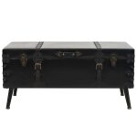 Vidaxl table basse mdf et acier 102x51x48 cm Vidaxl table basse mdf et acier 102x51x48 cm