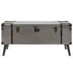 Vidaxl table basse mdf et aluminium 102x51x47, 5 cm Vidaxl table basse mdf et aluminium 102x51x47, 5 cm