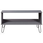 Vidaxl table basse new york gris bois de pin massif Vidaxl table basse new york gris bois de pin massif