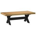 Vidaxl table basse noain pieds en forme de x 120x60x40 cm massif pin