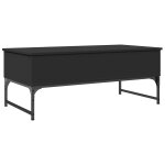 Vidaxl table basse noir 100x50x40 cm bois d'ingénierie et métal Vidaxl table basse noir 100x50x40 cm bois d'ingénierie et métal