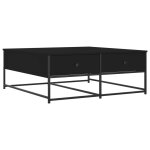 Vidaxl table basse noir 100x99x40 cm bois d'ing�nierie