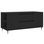 Vidaxl table basse noir 102x44, 5x50 cm bois d'ingénierie Vidaxl table basse noir 102x44, 5x50 cm bois d'ingénierie