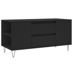 Vidaxl table basse noir 102x44, 5x50 cm bois d'ingnierie