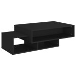 Vidaxl table basse noir 105x55x32 cm bois d?ingnierie