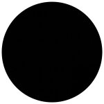 Vidaxl table basse noir 40 cm verre tremp