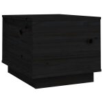 Vidaxl table basse noir 40x50x35 cm bois massif de pin Vidaxl table basse noir 40x50x35 cm bois massif de pin
