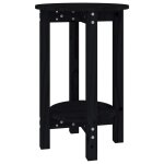 Vidaxl table basse noir Ø 40x60 cm bois massif de pin Vidaxl table basse noir Ø 40x60 cm bois massif de pin