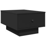 Vidaxl table basse noir 60x45x31 cm bois d'ing�nierie