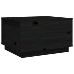 Vidaxl table basse noir 60x50x35 cm bois massif de pin Vidaxl table basse noir 60x50x35 cm bois massif de pin