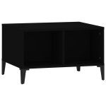 Vidaxl table basse noir 60x50x36, 5 cm bois d'ing�nierie