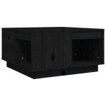 Vidaxl table basse noir 60x61x32, 5 cm bois massif de pin Vidaxl table basse noir 60x61x32, 5 cm bois massif de pin