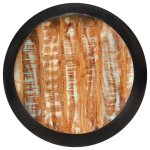 Vidaxl table basse noir 68x68x30 cm bois de rcupration solide