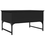 Vidaxl table basse noir 70x50x40 cm bois d'ingénierie et métal Vidaxl table basse noir 70x50x40 cm bois d'ingénierie et métal