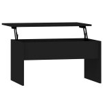 Vidaxl table basse noir 80x50, 5x41, 5 cm bois d'ingénierie Vidaxl table basse noir 80x50, 5x41, 5 cm bois d'ingénierie