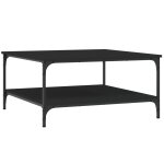 Vidaxl table basse noir 80x80x40 cm bois d'ingénierie Vidaxl table basse noir 80x80x40 cm bois d'ingénierie