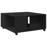 Vidaxl table basse noir 80x80x40 cm bois d'ingénierie Vidaxl table basse noir 80x80x40 cm bois d'ingénierie