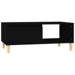 Vidaxl table basse noir 90x50x36, 5 cm bois d'ing�nierie