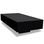 Vidaxl table basse noir brillant Vidaxl table basse noir brillant