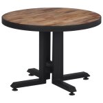 Vidaxl table basse ronde Ø55x40 cm teck de récupération massif Vidaxl table basse ronde Ø55x40 cm teck de récupération massif