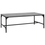 Vidaxl table basse sonoma gris 100x50x35 cm bois d'ing�nierie
