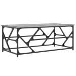 Vidaxl table basse sonoma gris 100x50x40 cm bois d'ing�nierie