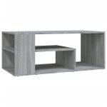 Vidaxl table basse sonoma gris 100x50x40 cm bois d'ing�nierie