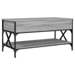 Vidaxl table basse sonoma gris 100x50x50 cm bois d'ingénierie et métal Vidaxl table basse sonoma gris 100x50x50 cm bois d'ingénierie et métal